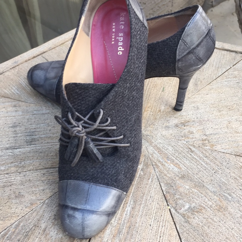 KATE SPADE BOOTIES. GREY - Picture 2 of 3